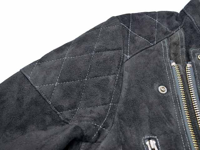 (30% OFF)��SKULL FLIGHT/������ե饤�ȡ�2023AW��Roughout Goatskin Semi Double Riders Jacket/��ե����ȥ����ȥ����󥹥��󥻥ߥ��֥�饤���������㥱�åȡ�