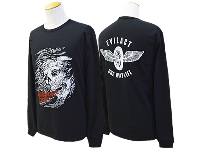 (30% OFF)��2����EVILACT/�����֥륢���ȡ�2024SS��Skull L/S Tee/��������󥰥��꡼��Tee��(EA-WFRSS-T04)