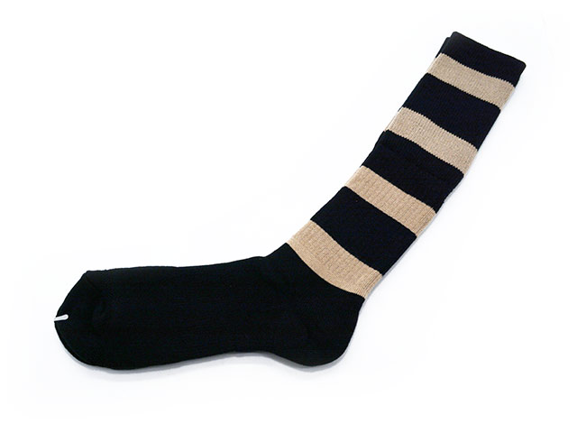 ��3����BLACK SIGN/�֥�å�������ۡ�Wide Border Original Fit Boots Socks/�磻�ɥܡ��������ꥸ�ʥ�ե��åȥ֡��ĥ��å�����(BSFA-22605B)