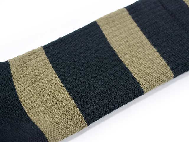 ��3����BLACK SIGN/�֥�å�������ۡ�Wide Border Original Fit Boots Socks/�磻�ɥܡ��������ꥸ�ʥ�ե��åȥ֡��ĥ��å�����(BSFA-22605B)