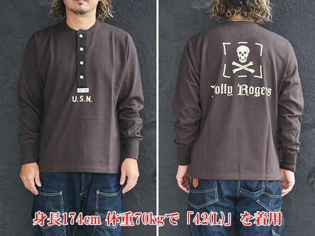 FREE WHEELERS/フリーホイーラーズ】2024FW「Henley Neck Long Sleeve