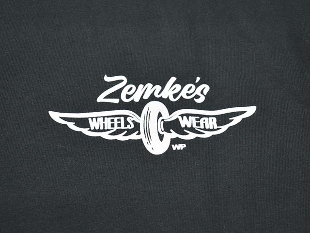 ��2����ZEMKE'S WHEELS WEAR/���ॱ���ۥ����륺�������ۡ�Rodder L/S Crew Neck Tee��Motor Oil��/���å������󥰥��꡼�֥��롼�ͥå�Tee�ɥ⡼����������ɡ�
