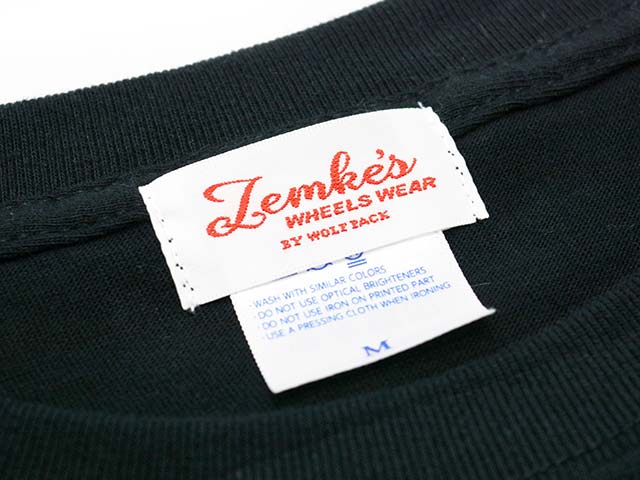 ��2����ZEMKE'S WHEELS WEAR/���ॱ���ۥ����륺�������ۡ�Rodder L/S Crew Neck Tee��Motor Oil��/���å������󥰥��꡼�֥��롼�ͥå�Tee�ɥ⡼����������ɡ�