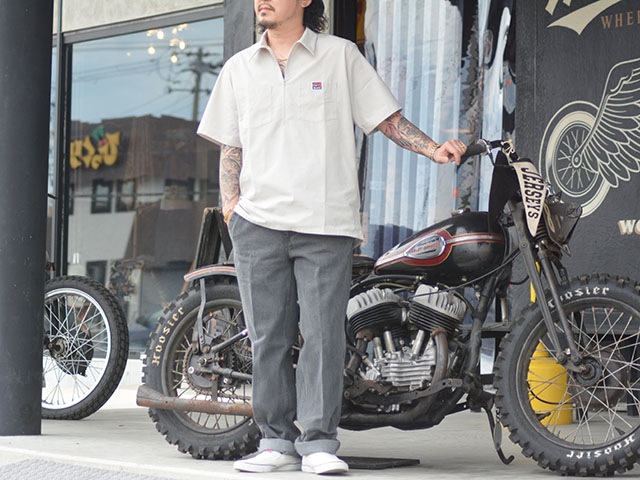 (30% OFF)��4����BLUCO/�֥륳��2025SS��Pullover S/S Work Shirts/�ץ륪���С����硼�ȥ��꡼�֥������ġ�(153-21-001)