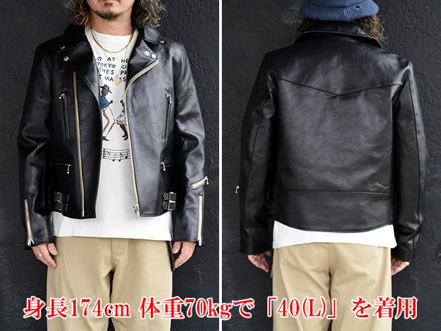 ��FINE CREEK&CO/�ե����󥯥꡼������ɥ����ۡ�Double Riders Jacket��Edward Heavy Weight��/���֥�饤���������㥱�åȡɥ��ɥ�ɥإӡ��������ȡɡ�(ACJK032)
