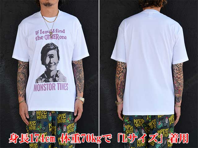 ��2����MONSTOR TIMES/��󥹥ȥ������ॺ��2025SS��MONSTOR GREETING Tee��if I could find the OTHER one�� /��󥹥ȥ����꡼�ƥ���Tee��if I could find the OTHER one�ɡ�(25SS-MT-002)