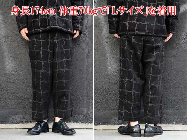 (30% OFF)��2����GANGSTERVILLE/����󥰥������ӥ��2025AW��Barbed Wire Easy Pants/�С��٥åɥ磻�䡼���������ѥ�ġ�(GSV5303)