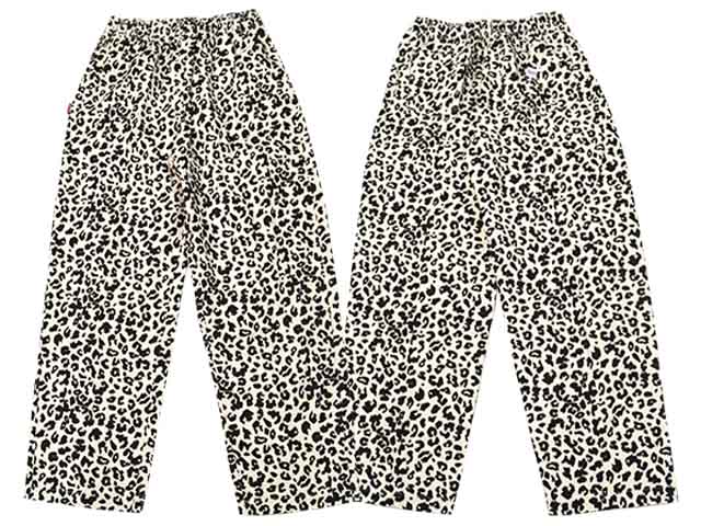��2����FLUTTER/�ե�å�����2025AW��The Holiday-Comfy fit-Cotton Twill Leopard Easy Pants/���ۥ�ǡ�����ե����ե��åȥ��åȥ�ĥ���쥪�ѡ��ɥ��������ѥ�ġ�(FL25-PT006)