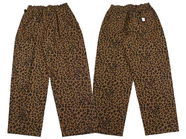 ��2����FLUTTER/�ե�å�����2025AW��The Holiday-Comfy fit-Cotton Twill Leopard Easy Pants/���ۥ�ǡ�����ե����ե��åȥ��åȥ�ĥ���쥪�ѡ��ɥ��������ѥ�ġ�(FL25-PT006)