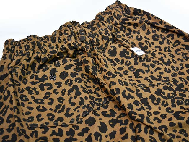 ��2����FLUTTER/�ե�å�����2025AW��The Holiday-Comfy fit-Cotton Twill Leopard Easy Pants/���ۥ�ǡ�����ե����ե��åȥ��åȥ�ĥ���쥪�ѡ��ɥ��������ѥ�ġ�(FL25-PT006)