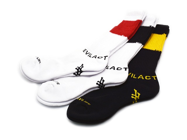 ��3����EVILACT/�����֥륢���ȡ�2026SS��Line Loose Socks/�饤��롼�����å�����(EA26-LOOSESOCKS)