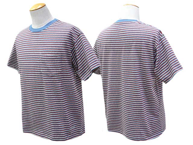 ��2����TROPHY CLOTHING/�ȥ��ե������������󥰡�2026SS��Multi Border S/S Tee/�ޥ���ܡ��������硼�ȥ��꡼��Tee��(TR26SS-204)