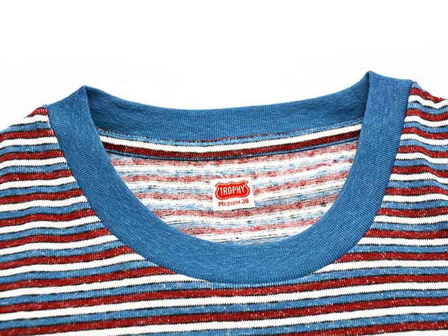 ��2����TROPHY CLOTHING/�ȥ��ե������������󥰡�2026SS��Multi Border S/S Tee/�ޥ���ܡ��������硼�ȥ��꡼��Tee��(TR26SS-204)