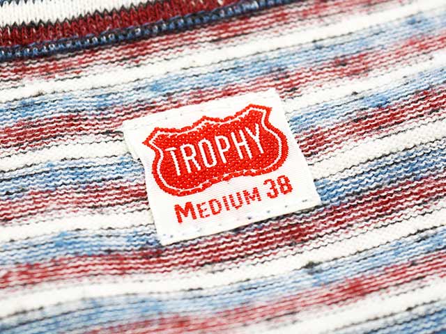 ��2����TROPHY CLOTHING/�ȥ��ե������������󥰡�2026SS��Multi Border S/S Tee/�ޥ���ܡ��������硼�ȥ��꡼��Tee��(TR26SS-204)
