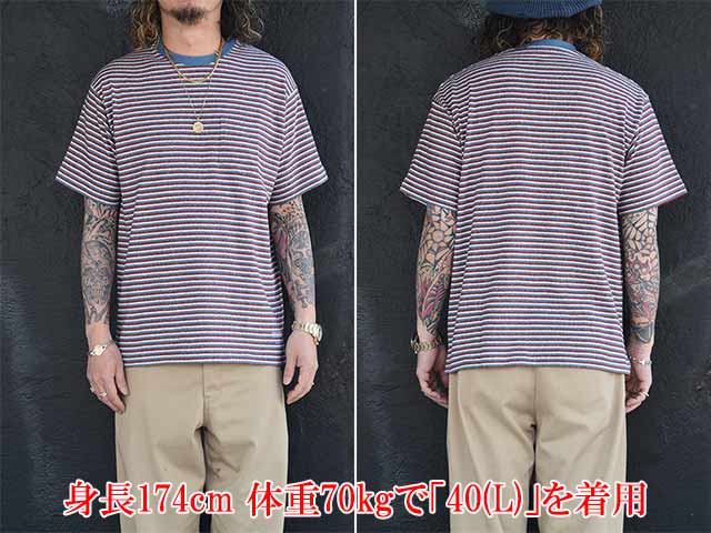 ��2����TROPHY CLOTHING/�ȥ��ե������������󥰡�2026SS��Multi Border S/S Tee/�ޥ���ܡ��������硼�ȥ��꡼��Tee��(TR26SS-204)