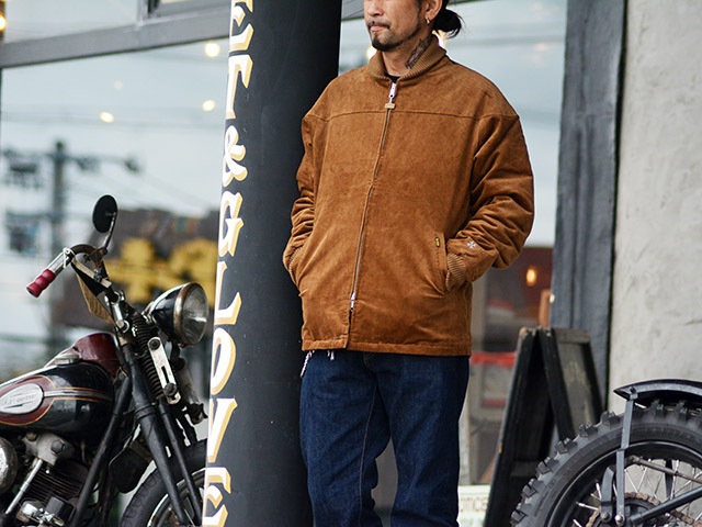 Bluco ブルコ　コーデュロイ　ワークコート　WORK COAT 1308 BLUCO ブルコ キルティングワークコート コーデュロイ ジャケット 1308