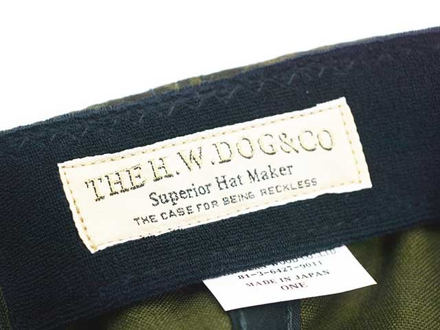 ��6����THE H.W.DOG&CO./�ɥå�����ɥ�����2024SS��Military Trucker Cap/�ߥ꥿�꡼�ȥ�å�������åס�(D-00900)