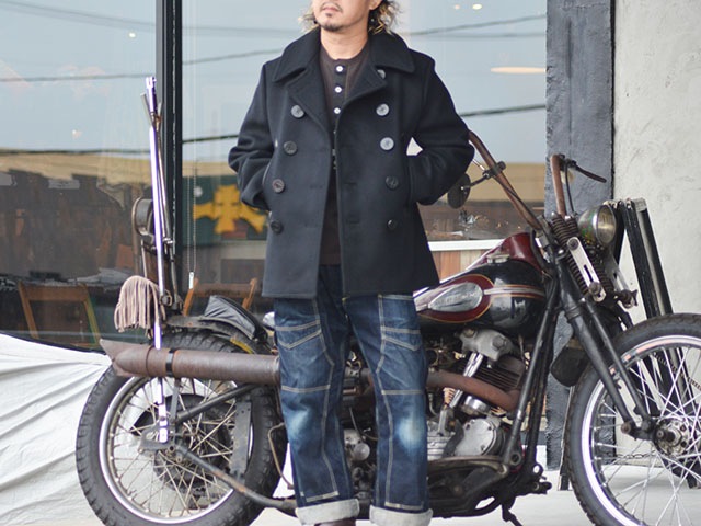 BUZZ RICKSON'S/バズリクソンズ】「Type Black Pea Coat/タイプ