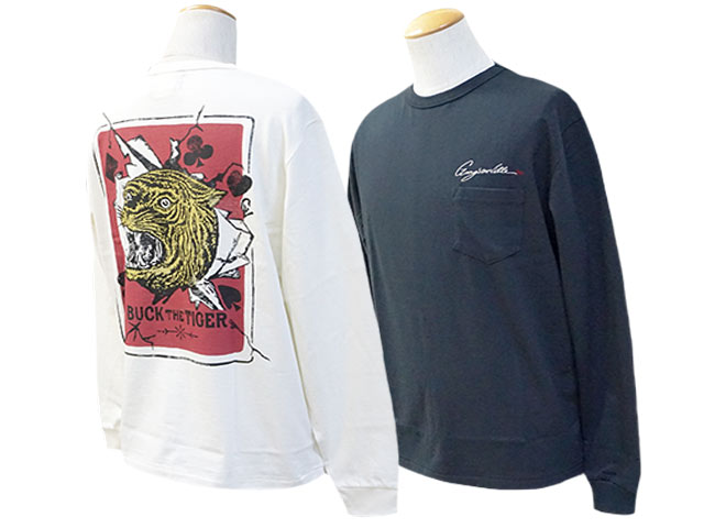��2����GANGSTERVILLE/����󥰥������ӥ��2024AW��Heavy Weight Binder Neck L/S Tee��TIGER ALLEY��/�إӡ��������ȥХ�������ͥå����󥰥��꡼��Tee�ɥ����������쥤�ɡ�(GSV-24-AW-14)