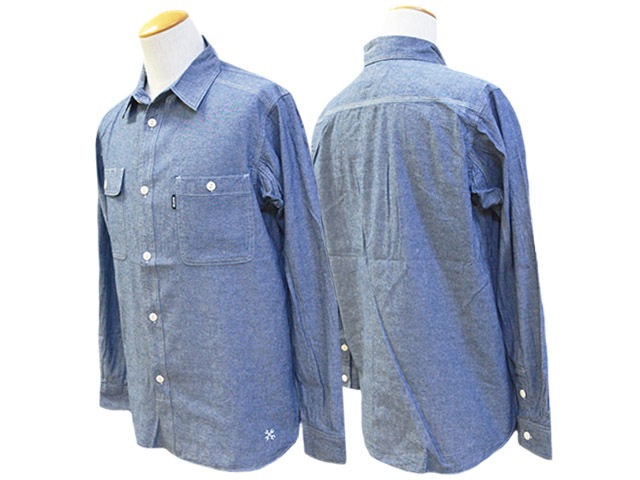 30% OFF)全2色【BLUCO/ブルコ】2025SS「Chambray L/S Work Shirts