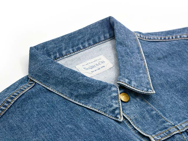 ��Sugar��Co./���奬������ɥ�����2025SS��Denim Traditional Jacket��5year Wash��/�ǥ˥�ȥ�ǥ�����ʥ른�㥱�åȡ�5���䡼�����å���ɡ�(SGR-JK20U)