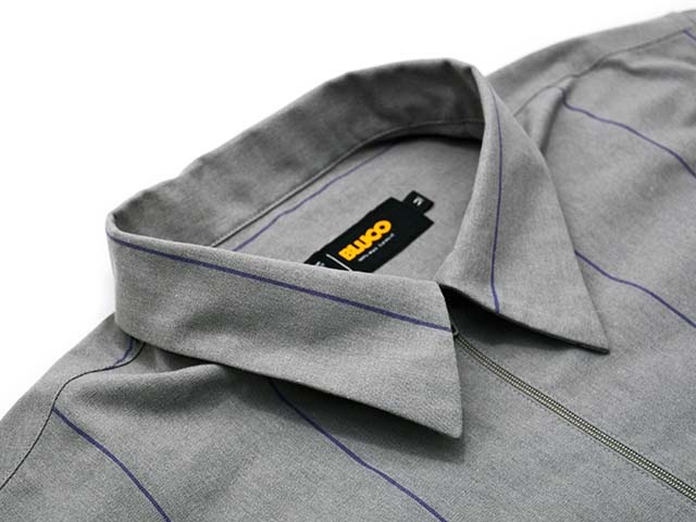 (30% OFF)��4����BLUCO/�֥륳��2025SS��Pullover S/S Stripe Work Shirts/�ץ륪���С����硼�ȥ��꡼�֥��ȥ饤�ץ������ġ�(153-21-101)