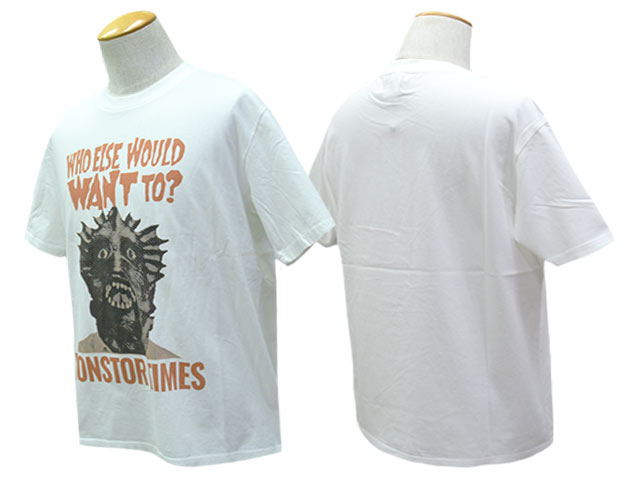 ��2����MONSTOR TIMES/��󥹥ȥ������ॺ��2025SS��MONSTOR GREETING Tee��WHO ELSE WOULD WANT TO?�� /��󥹥ȥ����꡼�ƥ���Tee��WHO ELSE WOULD WANT TO?�ɡ�(25SS-MT-003)