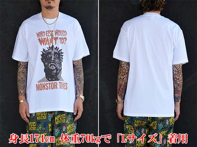 ��2����MONSTOR TIMES/��󥹥ȥ������ॺ��2025SS��MONSTOR GREETING Tee��WHO ELSE WOULD WANT TO?�� /��󥹥ȥ����꡼�ƥ���Tee��WHO ELSE WOULD WANT TO?�ɡ�(25SS-MT-003)