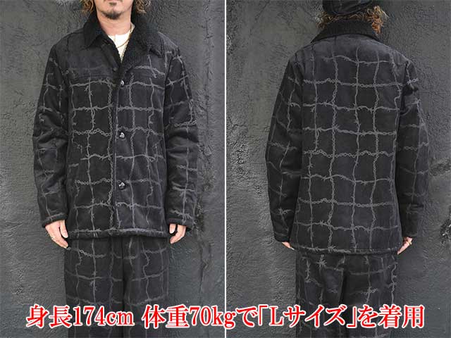 ��2����GANGSTERVILLE/����󥰥������ӥ��2025AW��Barbed Wire Ranch Coat/�С��٥åɥ磻�䡼���������ȡ�(GSV5302)