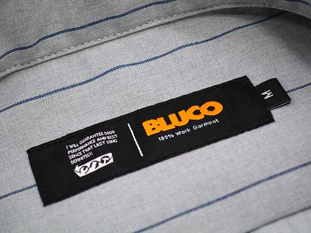 ��3����BLUCO/�֥륳��2026SS��Standard L/S Work Shirt��Stripe��/����������ɥ��󥰥��꡼�֥������ġɥ��ȥ饤�סɡ�(161-11-119)