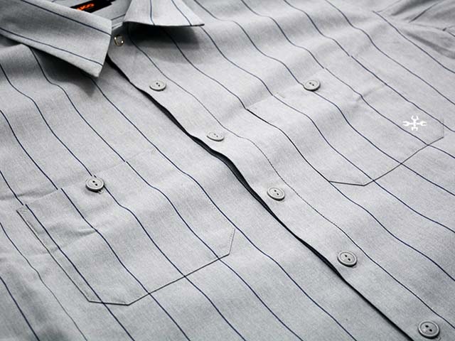 ��3����BLUCO/�֥륳��2026SS��Standard L/S Work Shirt��Stripe��/����������ɥ��󥰥��꡼�֥������ġɥ��ȥ饤�סɡ�(161-11-119)