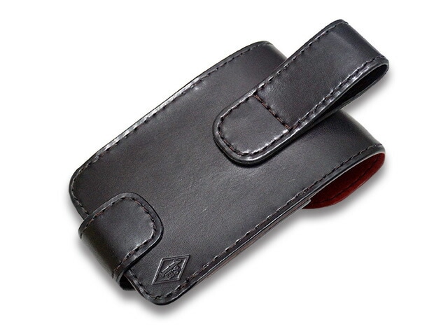 SKULL FLIGHT スカルフライト シガーケース レザー ブラック×レッド SKULL FLIGHT/スカルフライト】「Basket Carving Smart Phone Case
