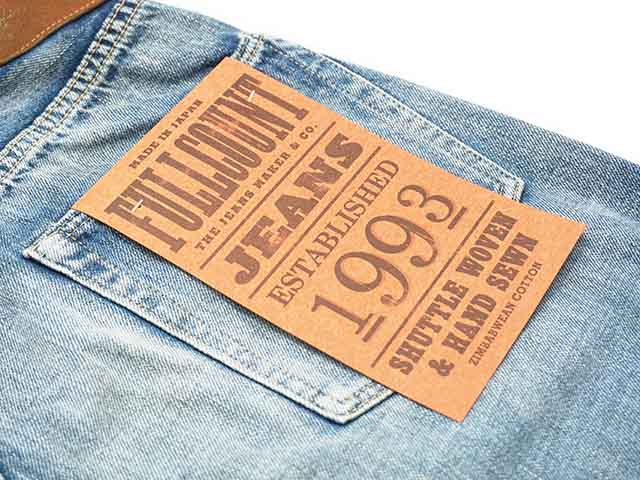 ��FULLCOUNT/�ե륫����ȡۡ�Wide Straight Denim Pants��Dartford-Super Smooth��/�磻�ɥ��ȥ졼�ȥǥ˥�ѥ�ġɥ����ȥե�����-�����ѡ����ࡼ���ɡ�(1341-0105SS/11.5oz)