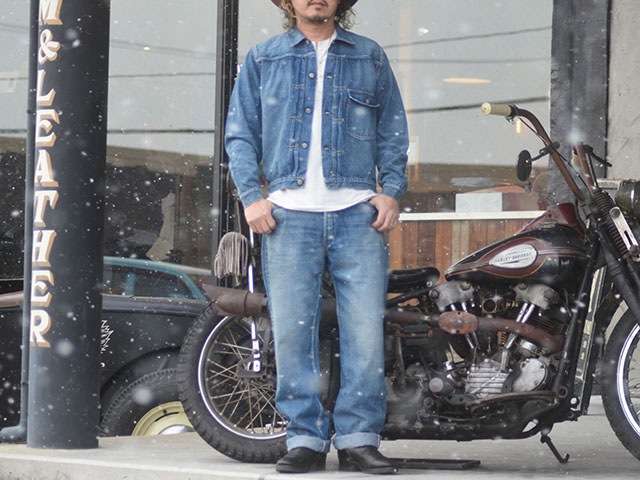 ��FULLCOUNT/�ե륫����ȡۡ�Wide Straight Denim Pants��Dartford-Super Smooth��/�磻�ɥ��ȥ졼�ȥǥ˥�ѥ�ġɥ����ȥե�����-�����ѡ����ࡼ���ɡ�(1341-0105SS/11.5oz)