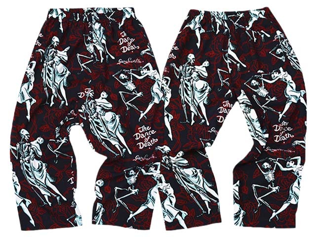 (30% OFF)��GANGSTERVILLE/����󥰥������ӥ��2025SS��Dance of Death Easy Pants/���󥹥��֥ǥ����������ѥ�ġ�(GSV5106)