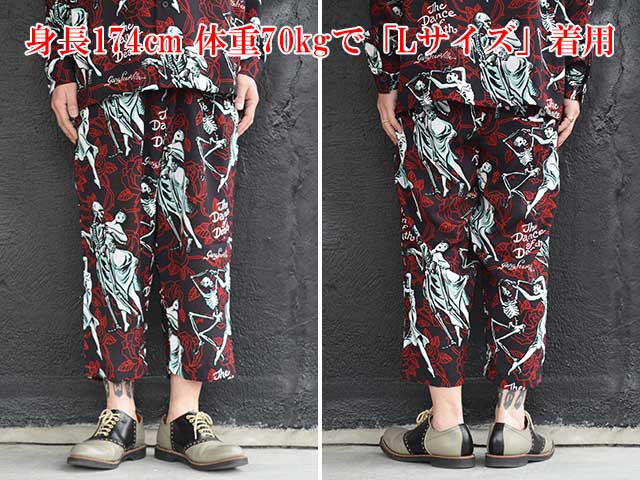 (30% OFF)��GANGSTERVILLE/����󥰥������ӥ��2025SS��Dance of Death Easy Pants/���󥹥��֥ǥ����������ѥ�ġ�(GSV5106)