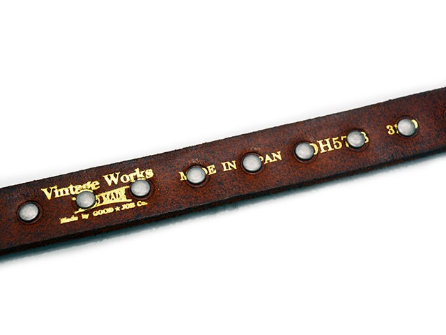 ヴィンテージワークス 茶芯 ウエスタンコンチョナローベンズベルト 5738 37 Vintage Works/ヴィンテージワークス】「Teacore Western Concho