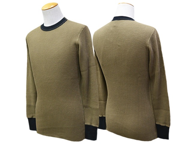 ��3����JELADO��ATHLETIC BRAND��/�����顼�ɡɥ�������å��֥��ɡɡ�2025AW��Crew Neck MEGA Thermal 2Tone/���롼�ͥå��ᥬ�����ޥ�2�ȡ����(AB12226)