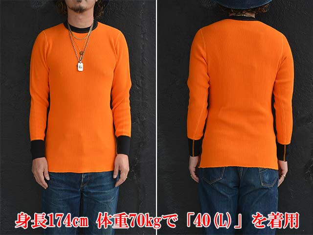 ��3����JELADO��ATHLETIC BRAND��/�����顼�ɡɥ�������å��֥��ɡɡ�2025AW��Crew Neck MEGA Thermal 2Tone/���롼�ͥå��ᥬ�����ޥ�2�ȡ����(AB12226)