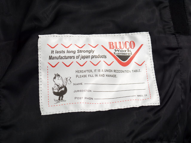 (30% OFF)��2����BLUCO/�֥륳��2025AW��Heavy Melton Award Jacket/�إӡ����ȥ󥢥�ɥ��㥱�åȡ�(157-31-046)