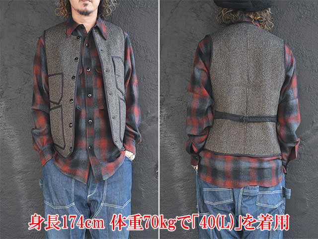 ��FREE WHEELERS/�ե꡼�ۥ����顼����2025FW�֡�LONGSHOREMAN�� WINTER WORKER VEST/�ɥ��󥰥��祢�ޥ�ɥ����󥿡�������٥��ȡ�(2531015)