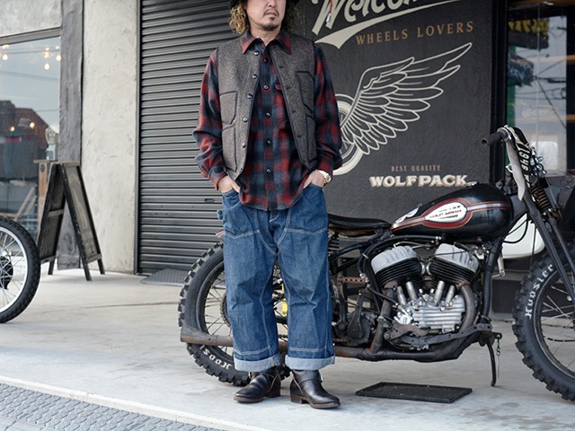 ��FREE WHEELERS/�ե꡼�ۥ����顼����2025FW�֡�LONGSHOREMAN�� WINTER WORKER VEST/�ɥ��󥰥��祢�ޥ�ɥ����󥿡�������٥��ȡ�(2531015)