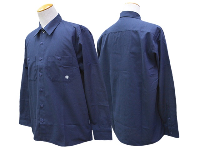 ��3����BLUCO/�֥륳��2026SS��Standard L/S Work Shirt��Solid��/����������ɥ��󥰥��꡼�֥������ġɥ���åɡɡ�(161-11-109)