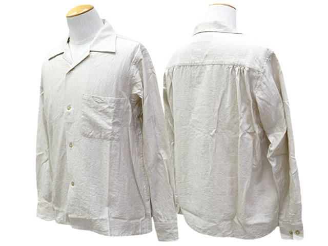 ��2����WILD AT HEART/�磻��ɥ��åȥϡ��ȡ�2026SS��Open Collar L/S Shirt"CRAFTSMAN"/�����ץ󥫥顼���󥰥��꡼�֥���ġɥ���եĥޥ�ɡ�(8261004)