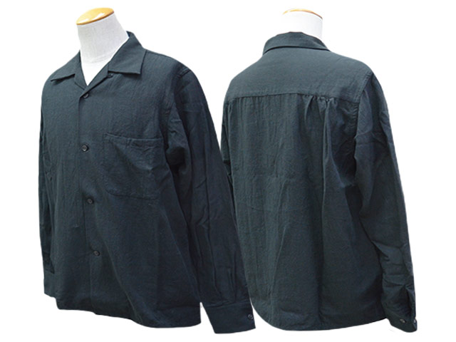��2����WILD AT HEART/�磻��ɥ��åȥϡ��ȡ�2026SS��Open Collar L/S Shirt"CRAFTSMAN"/�����ץ󥫥顼���󥰥��꡼�֥���ġɥ���եĥޥ�ɡ�(8261004)