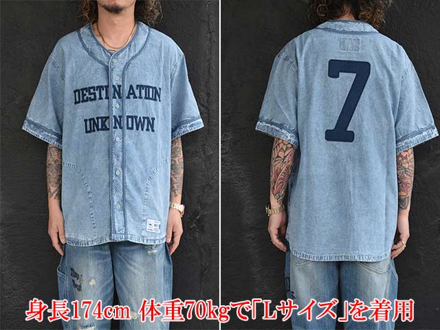 ��2����Liberaiders/��٥쥤��������2026SS��Chambray Baseball Shirt/�����֥졼�١����ܡ��륷��ġ�(73201)