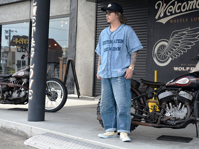 ��2����Liberaiders/��٥쥤��������2026SS��Chambray Baseball Shirt/�����֥졼�١����ܡ��륷��ġ�(73201)