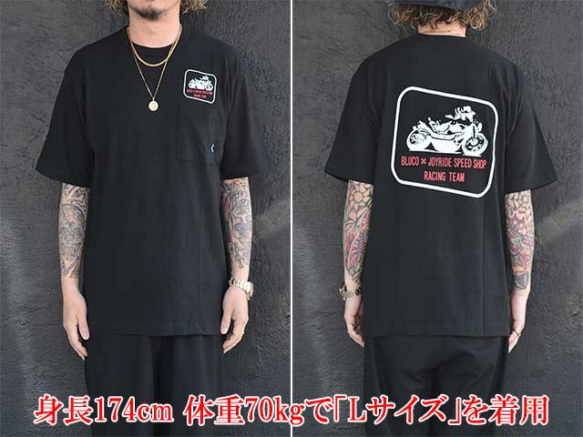 ��4����BLUCO/�֥륳�ۡߡ�JOYRIDE SPEED SHOP/���祤�饤�ɥ��ԡ��ɥ���åס�2026SS��Pocket Tee��RACING��/�ݥ��å�Tee�ɥ졼���󥰡ɡ�(163-22-028)