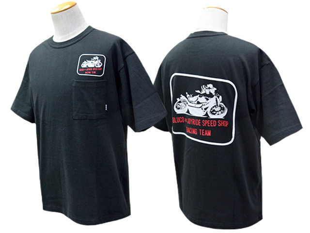 ��4����BLUCO/�֥륳�ۡߡ�JOYRIDE SPEED SHOP/���祤�饤�ɥ��ԡ��ɥ���åס�2026SS��Pocket Tee��RACING��/�ݥ��å�Tee�ɥ졼���󥰡ɡ�(163-22-028)