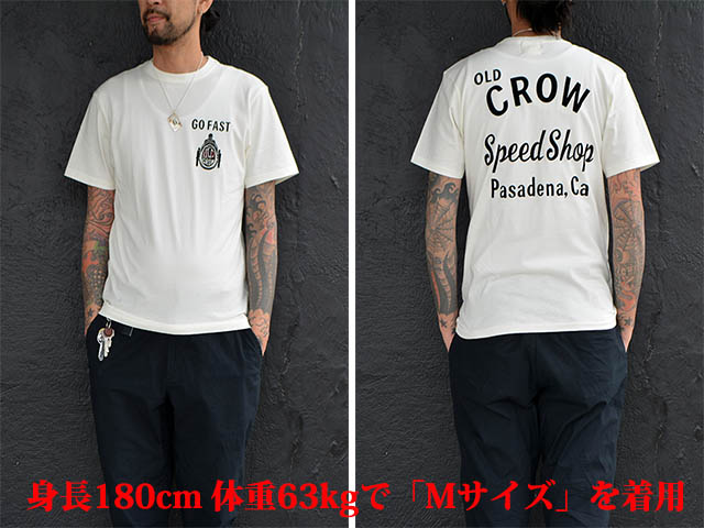 2OLD CROW/ɥ2022SSS/S Crew Neck TeeCrow Club/硼ȥ꡼֥롼ͥåTeeɥ֡ɡ(OC-22-SS-15)(WEIRDO//GLAD HAND/åɥϥ/GANGSTERVILLE/󥰥ӥ)